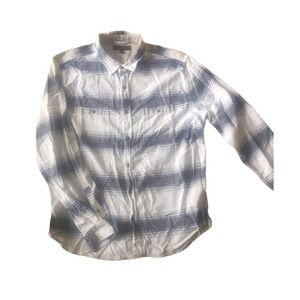 Aeropostale Mens Long Sleeve Button Down Shirt Size Large Cotton